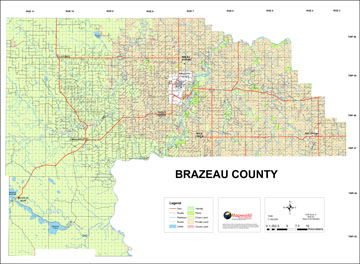 brazeau alberta maps map ca wall